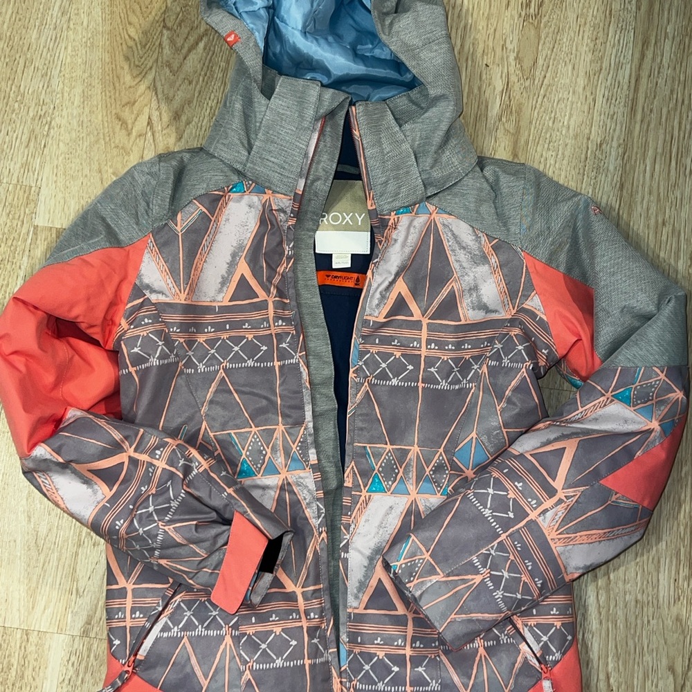 Roxy Geometric Pattern Jacket